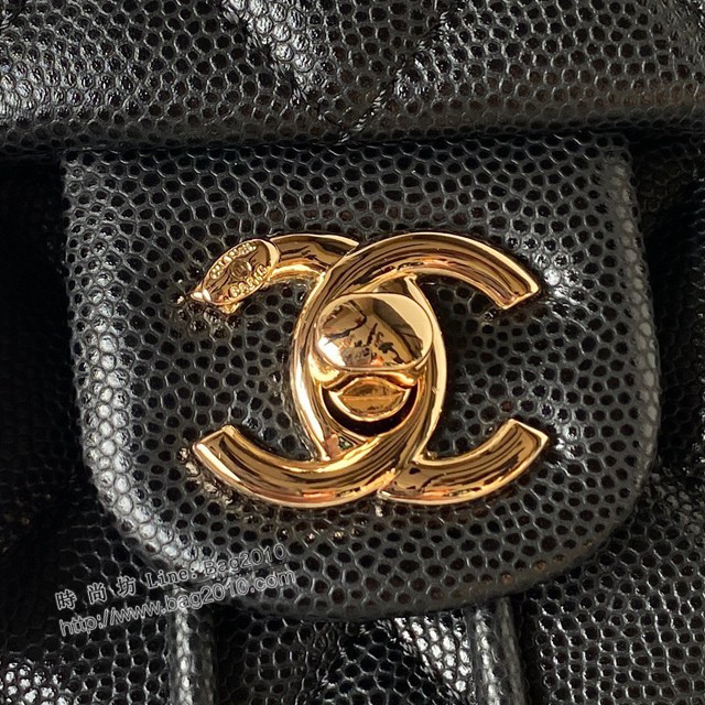 Chanel專櫃新款23s薩爾茨堡牛皮雙肩包 AS405823s香奈兒女士後背包 djc5317